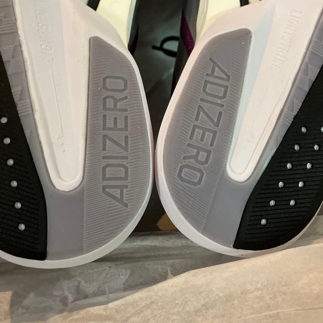 25.0cm 新品未使用 ADIZERO BOSTON 13 紫 アディダス