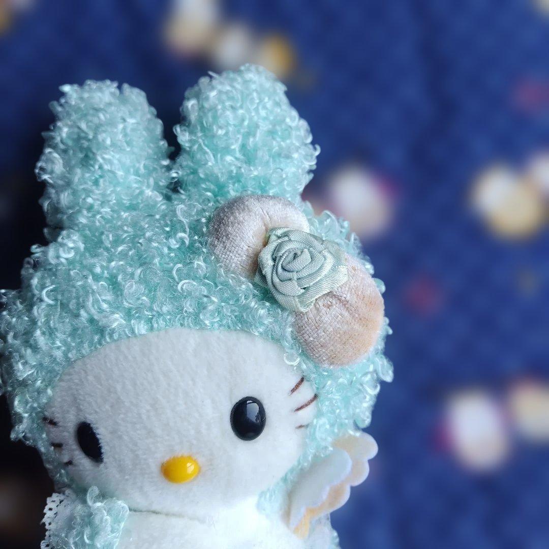 ハローキティ 水色 ぬいぐるみ