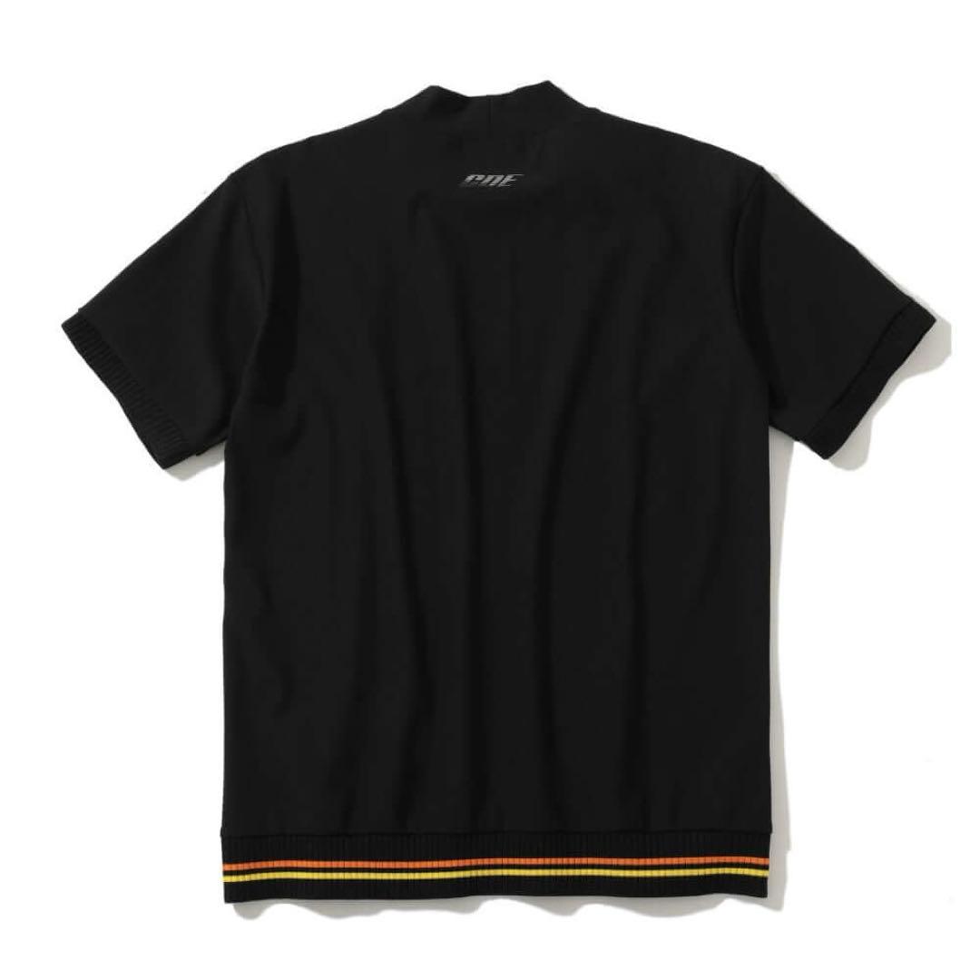 新品 ★ MARK&LONA モックネック シャツ 黒 マーク&ロナ 正規品