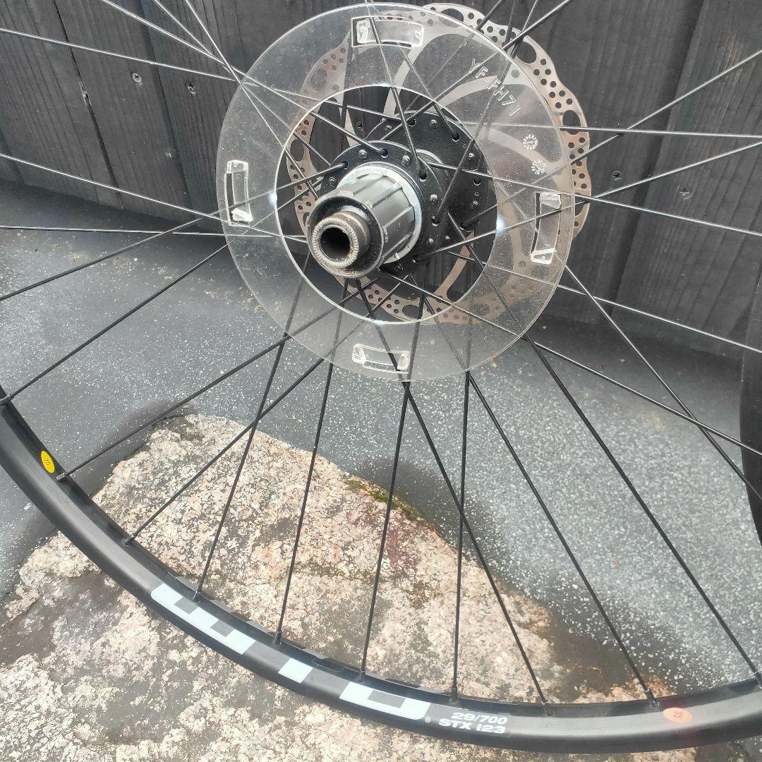 オ*！様 WTB ディスクローター付 完組ホイール 前後セット stx i23