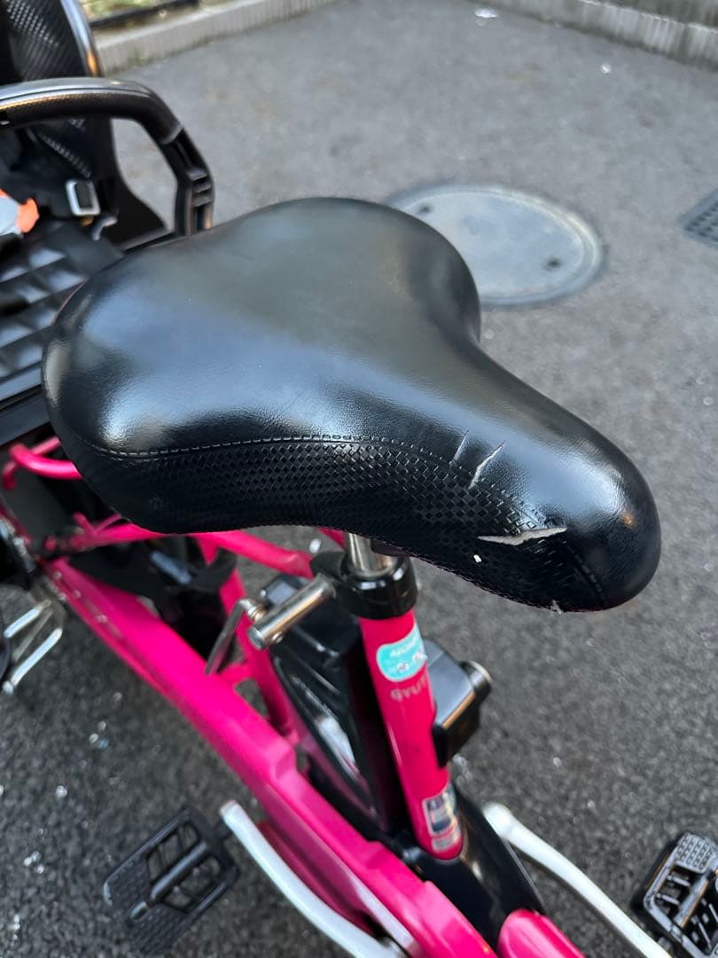 sakoパナソニック　電動自転車ギュット20インチ　前後チャイルドシート付