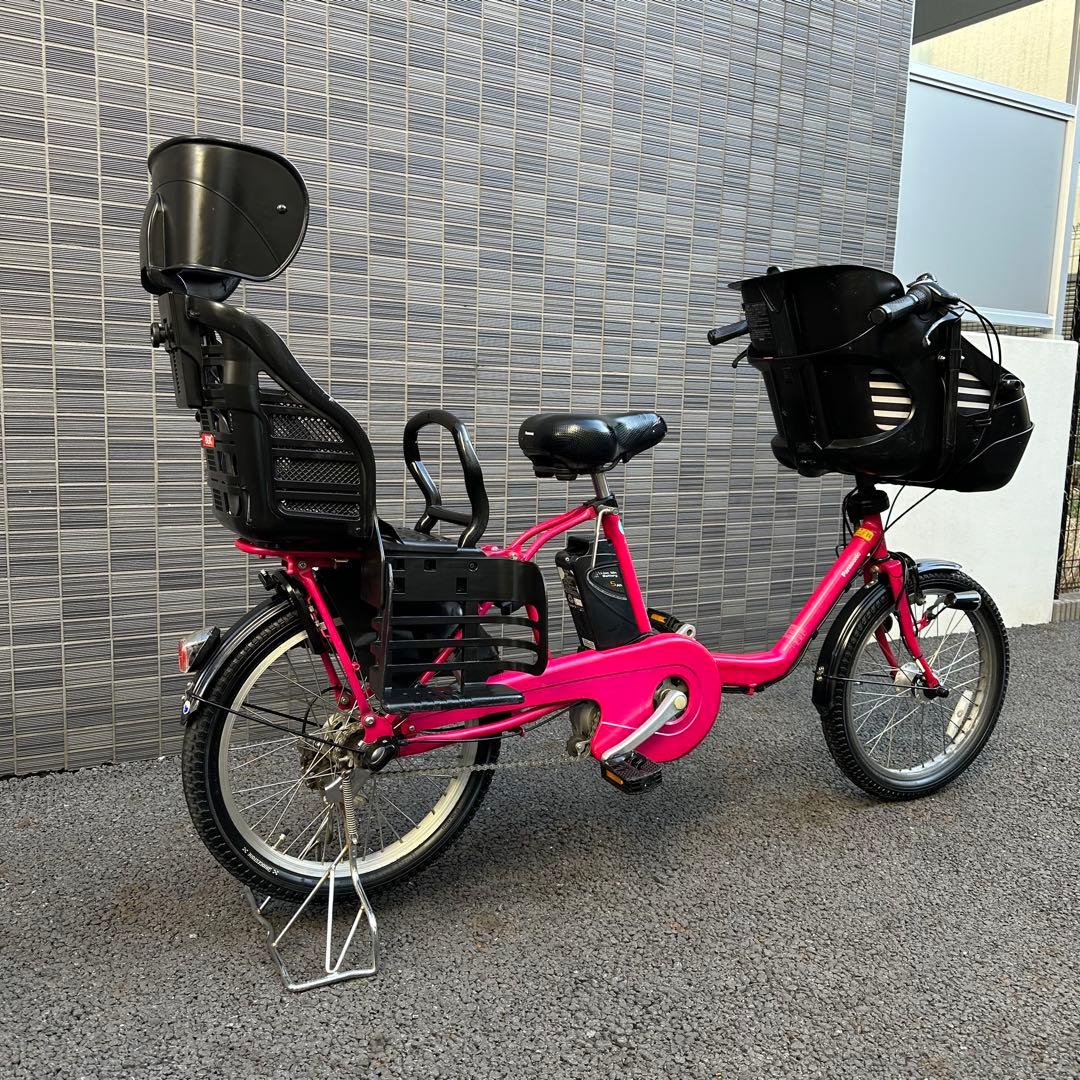 sakoパナソニック　電動自転車ギュット20インチ　前後チャイルドシート付