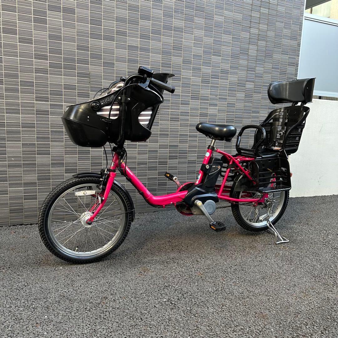 sakoパナソニック　電動自転車ギュット20インチ　前後チャイルドシート付
