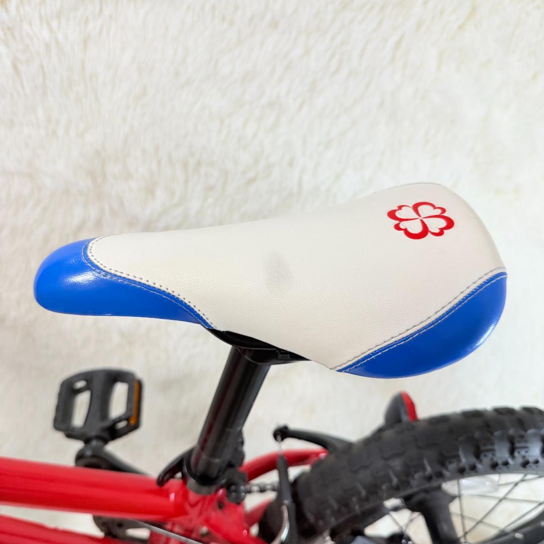 【送料込み】ヨツバサイクル ヒーローレッド 14インチ