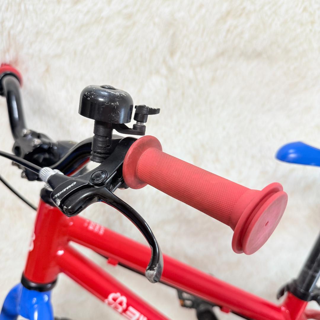 【送料込み】ヨツバサイクル ヒーローレッド 14インチ