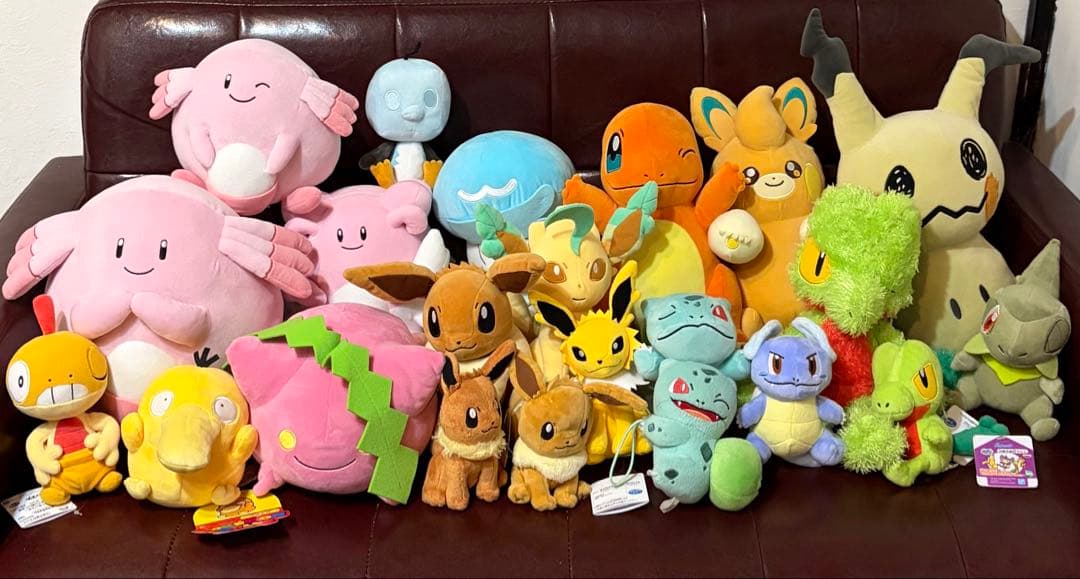 ポケモンぬいぐるみまとめ22点/タグ付き未使用品多数、人気ポケモン多数