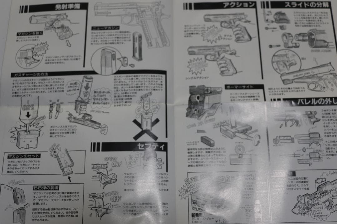 WA製ABS樹脂ガスガン　コルト　コンバットコンダー　カスタム　ASGK合法品