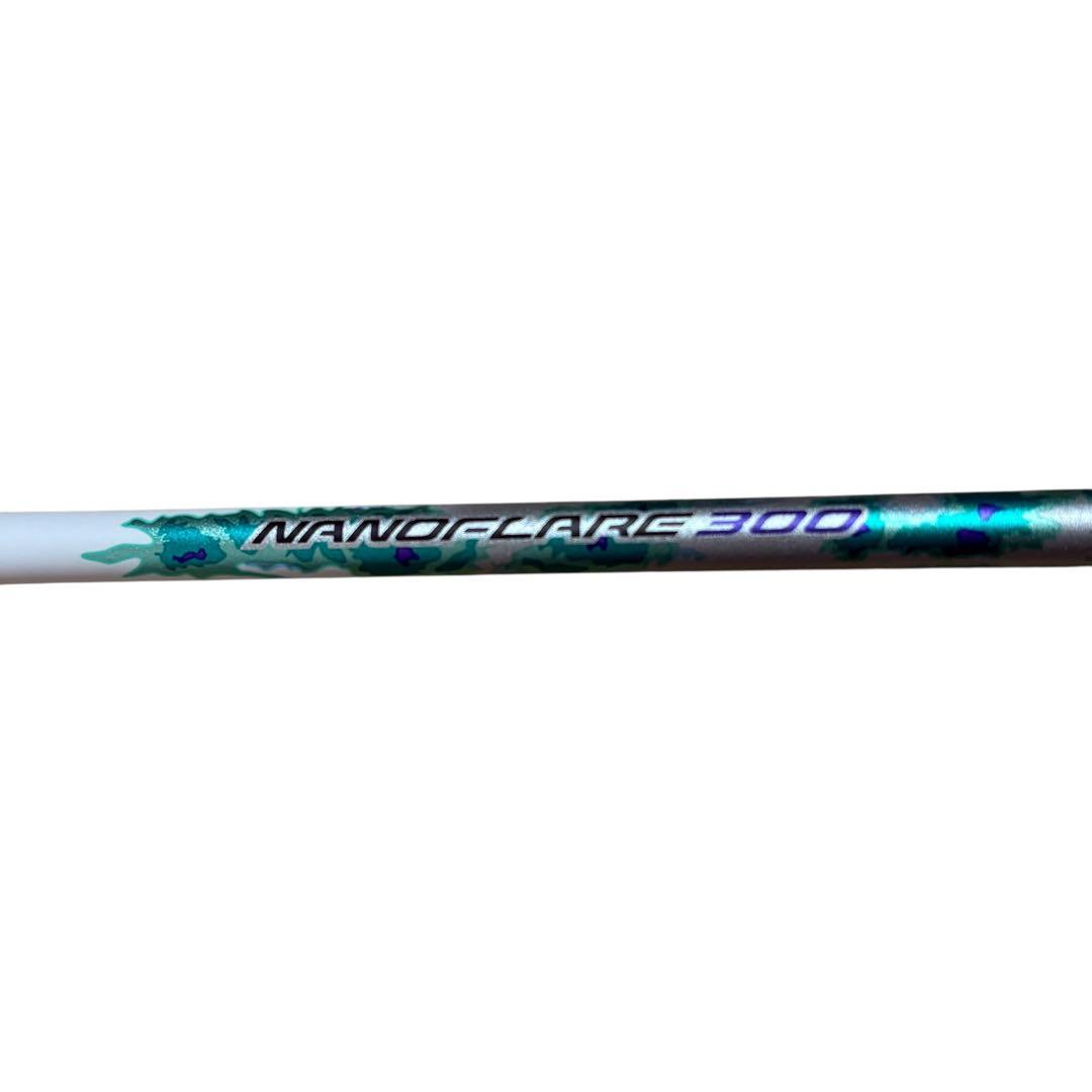 YONEX ナノフレア300バドミントンラケット ホワイト グリーン