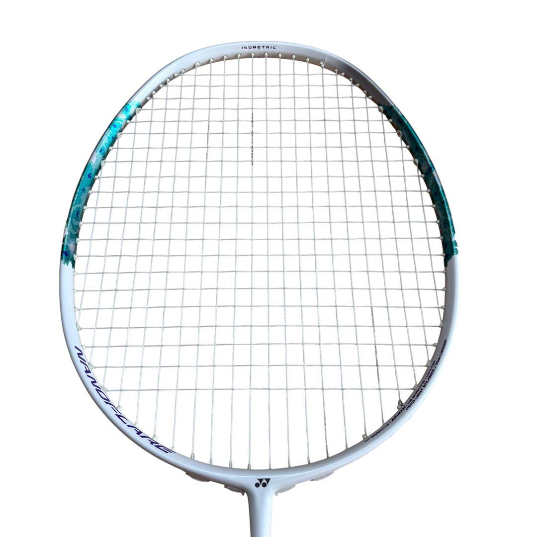 YONEX ナノフレア300バドミントンラケット ホワイト グリーン