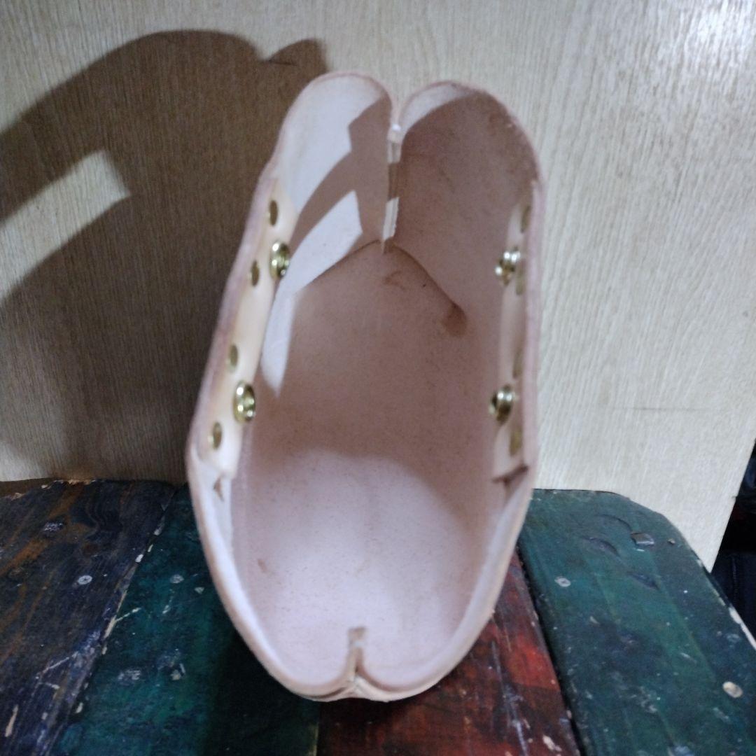 【厚革堅牢】総手縫いハンドメイド　一枚革のハンドバッグ　救急箱