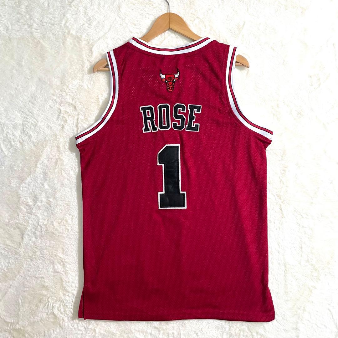 NBA　シカゴ・ブルズ　デリック・ローズ　ゲームシャツ　サイズ44　adidas