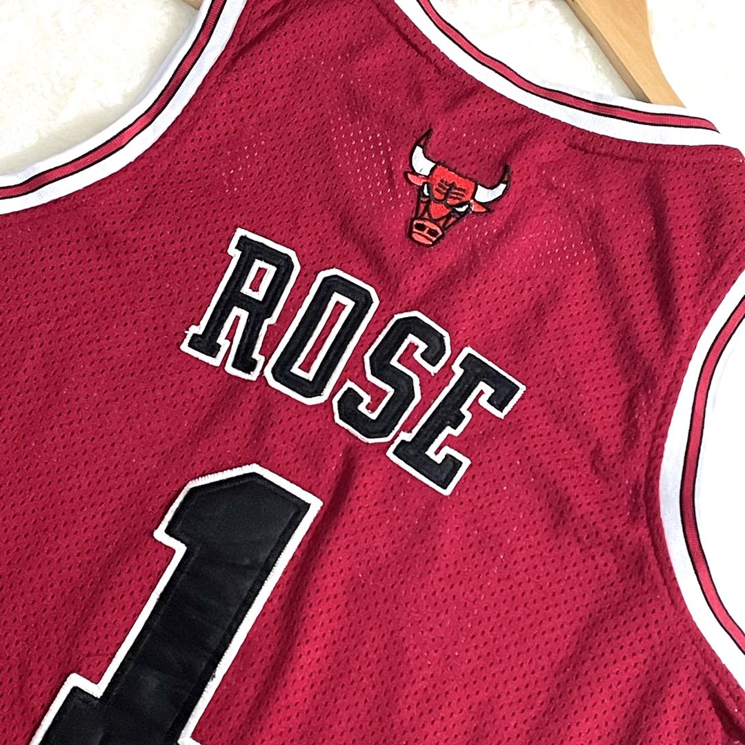 NBA　シカゴ・ブルズ　デリック・ローズ　ゲームシャツ　サイズ44　adidas