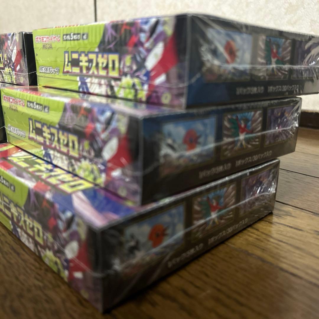 シュリンク付き 新品未開封 ポケモンカードムニキスゼロ 6box