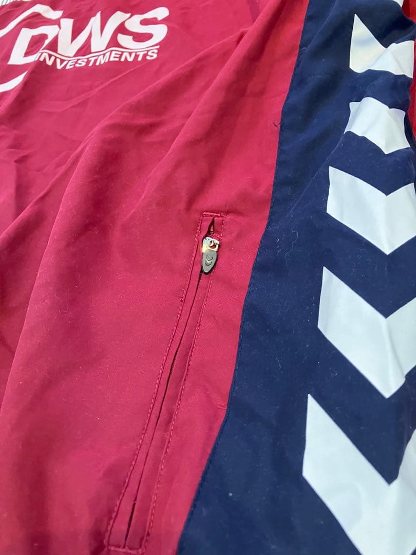 アストンヴィラ Hummel トレーニングジャケット 古着　ドリルトップ