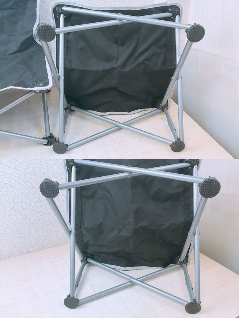 ケース入り2脚セット プロックス あぐら椅子 アウトドアチェア PROX 中古品