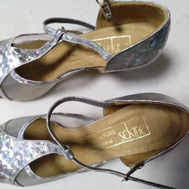 セキネ。社交ダンスシューズ。BUNION 21.5cm 。美品。ヒール7センチ。
