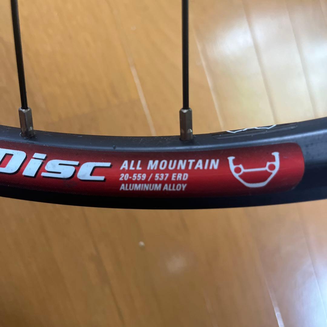 WTB SpeedDisc 26インチホイールセット　OLD MTB