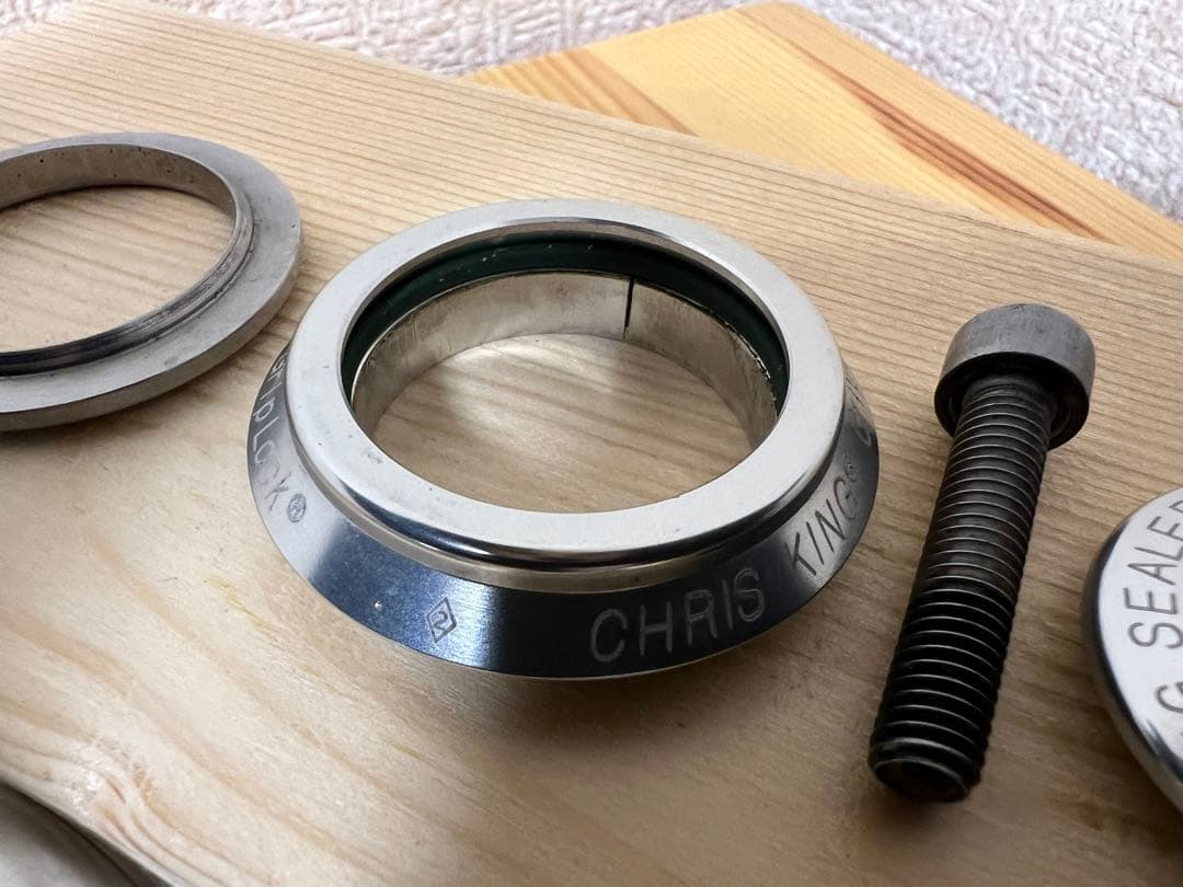 パーツ CHRIS KING nothreadset 1 1/8 inch Silver