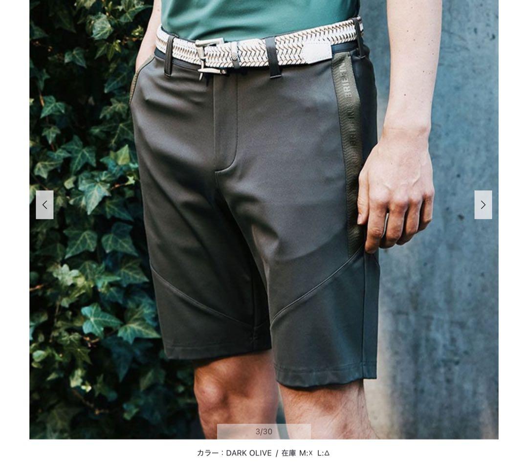 新品　BRIEFING MENS LOGO LINE SHORT PANTS