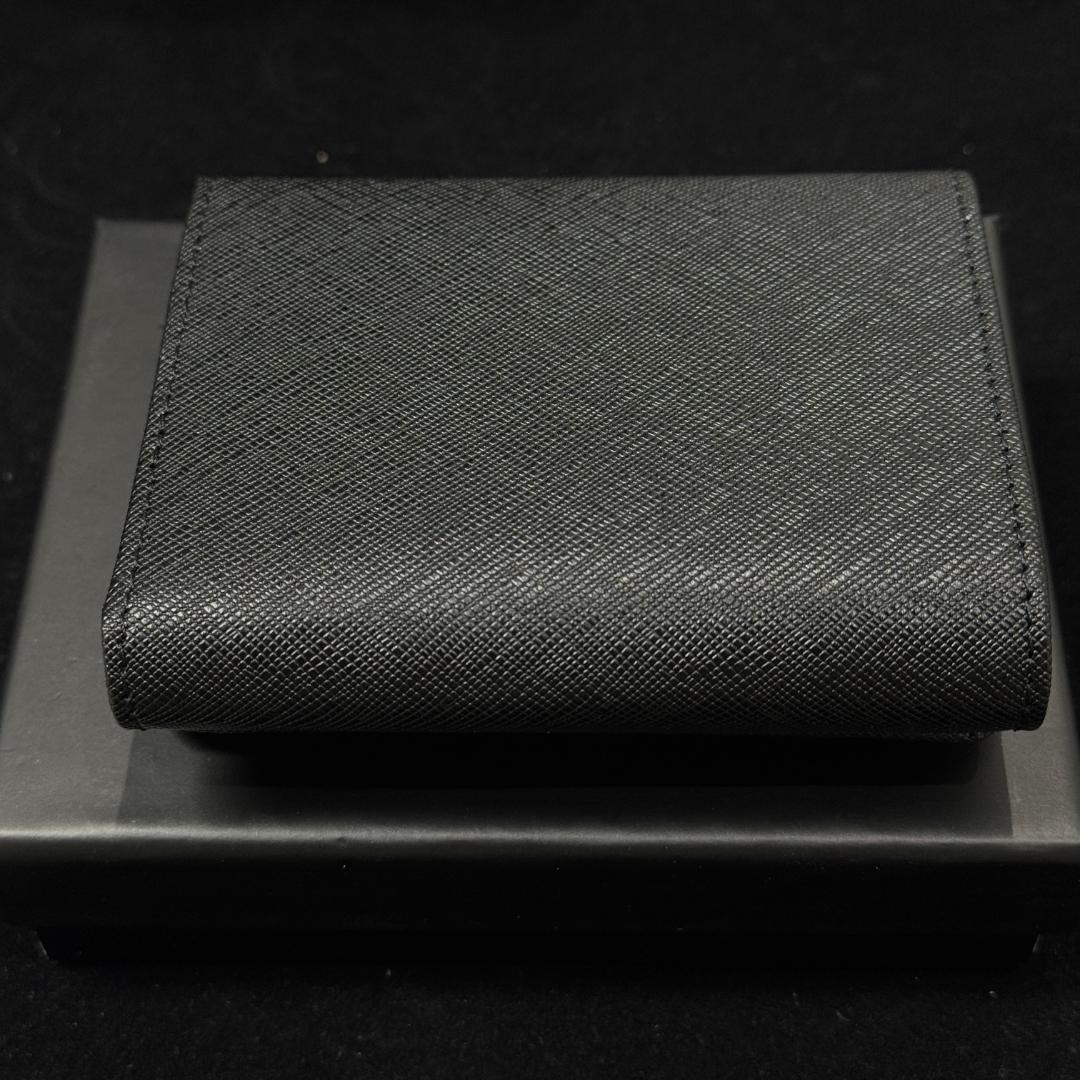 PRADA プラダ 三つ折り財布 ブラック