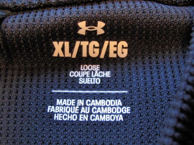 Under Armour M's Golf XL モックネック ワッフル素材
