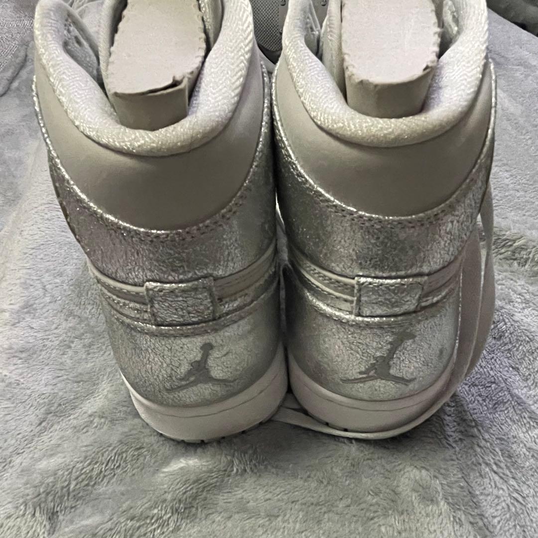 シューズ(男性用) NIKE AIR JORDAN 1 RETRO HI SILVER 26.5
