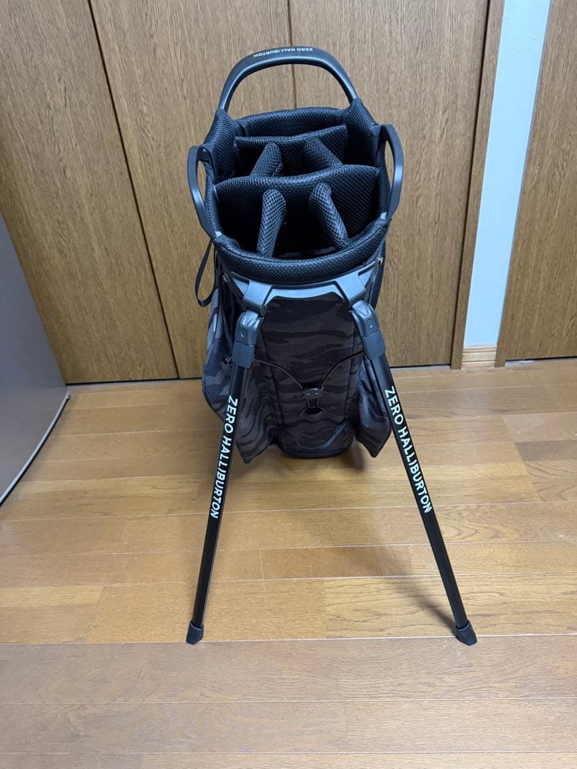 ZERO HALLIBURTON ゴルフバッグ ブラックカモ