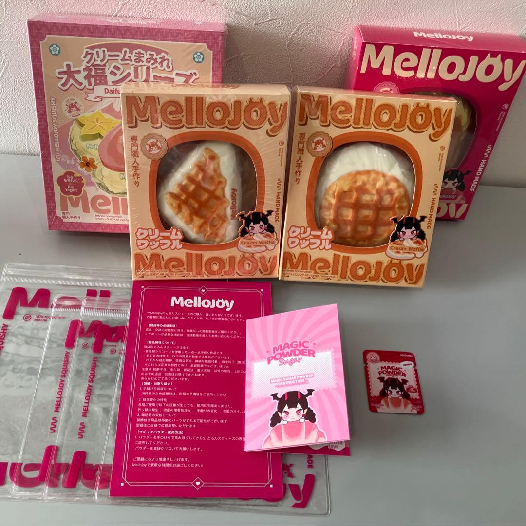 メロジョイ　大福　クリームワッフル　公式箱発送　Mellojoy 未開封