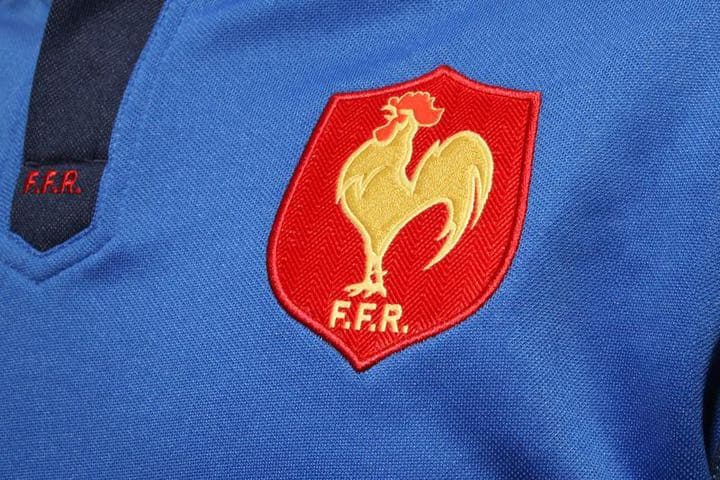 新品未使用★ラグビー フランス代表　ホームシャツ（アディダス）Ｌ