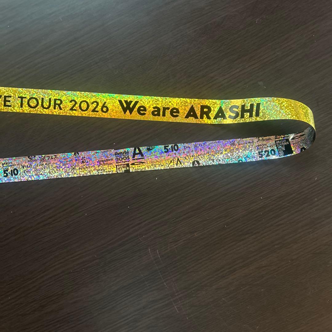ARASHI LIVE TOUR 2026 We are ARASHI銀テープ