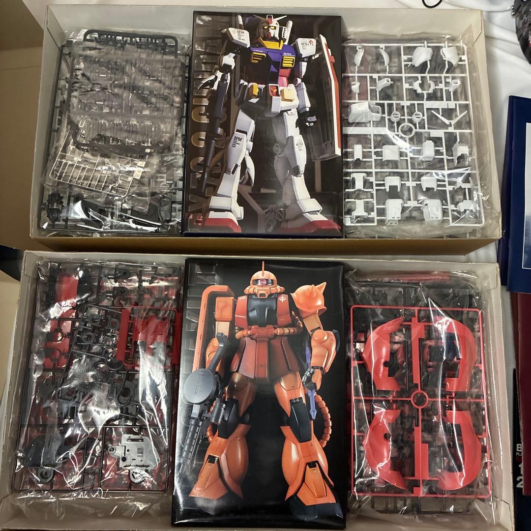 RX-78-2 GUNDAM&MS-06S&MS06F ZAKU-II セット