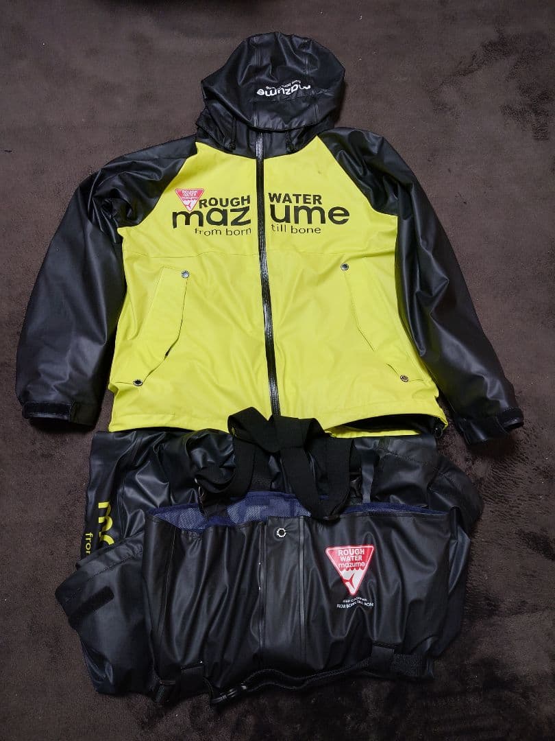 mazume ラフウォーター レインウェア レインスーツ 上下セット マズメ