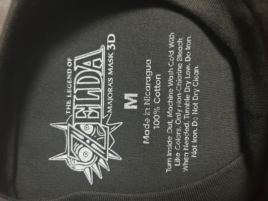 ゼルダの伝説 ムジュラの仮面 Tシャツ Mサイズ　ブラック