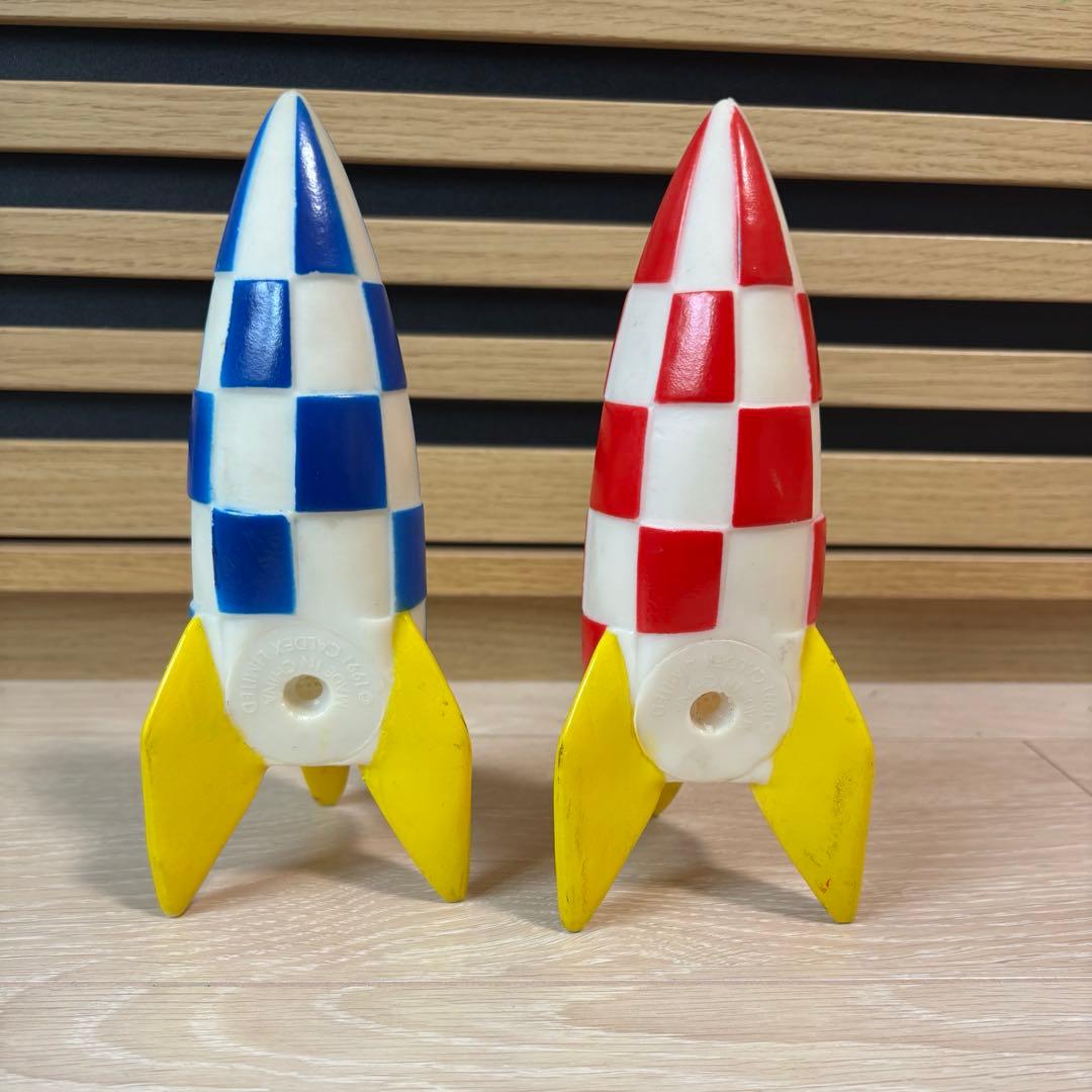 【希少】TINTIN タンタン ロケット 2体セット CALDEX ヴィンテージ