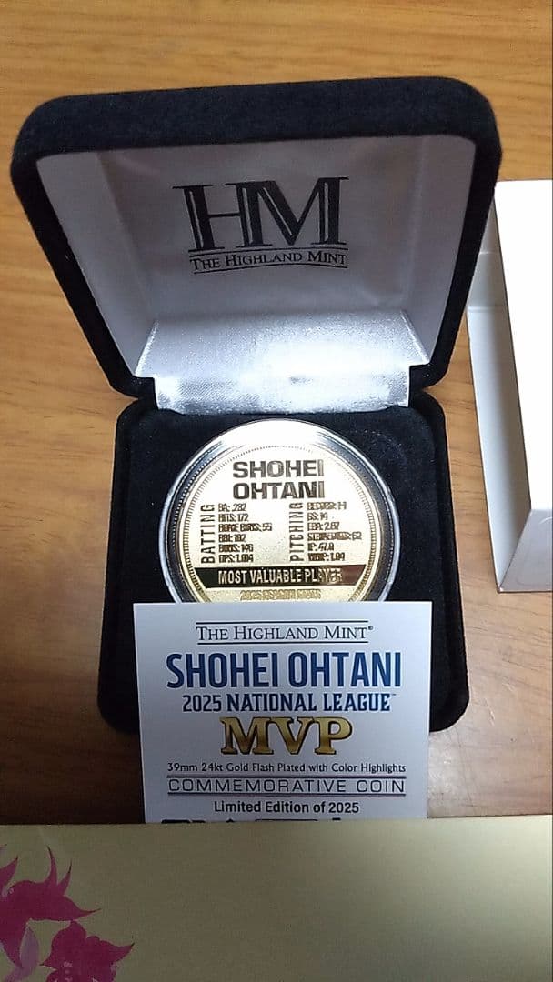 大谷翔平 2021年☆2025年MVP 記念セット 2メダルセット
