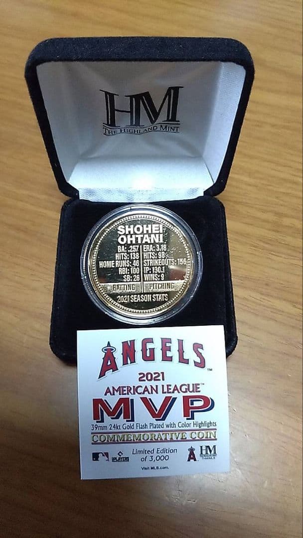 大谷翔平 2021年☆2025年MVP 記念セット 2メダルセット