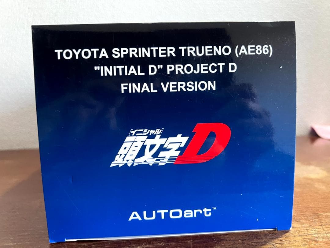 1/18 頭文字D トヨタスプリンタートレノ AE86 プロジェクトD