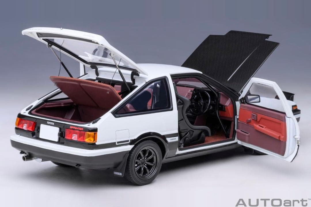 1/18 頭文字D トヨタスプリンタートレノ AE86 プロジェクトD