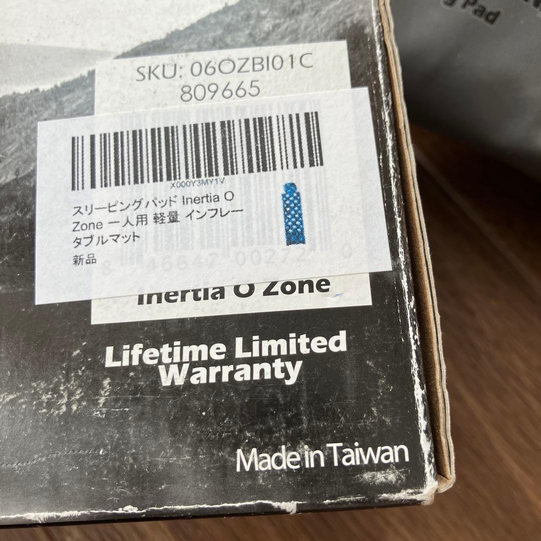 クライミットINERTIA O ZONE Sleeping Pad 12.5oz