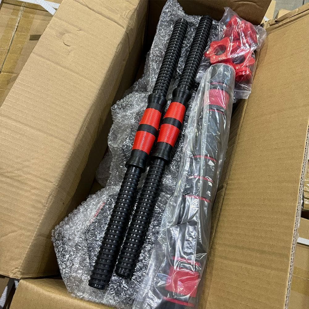 ダンベルセット 15kg×2個セット 30kg 可変式 バーベルも可能 K10