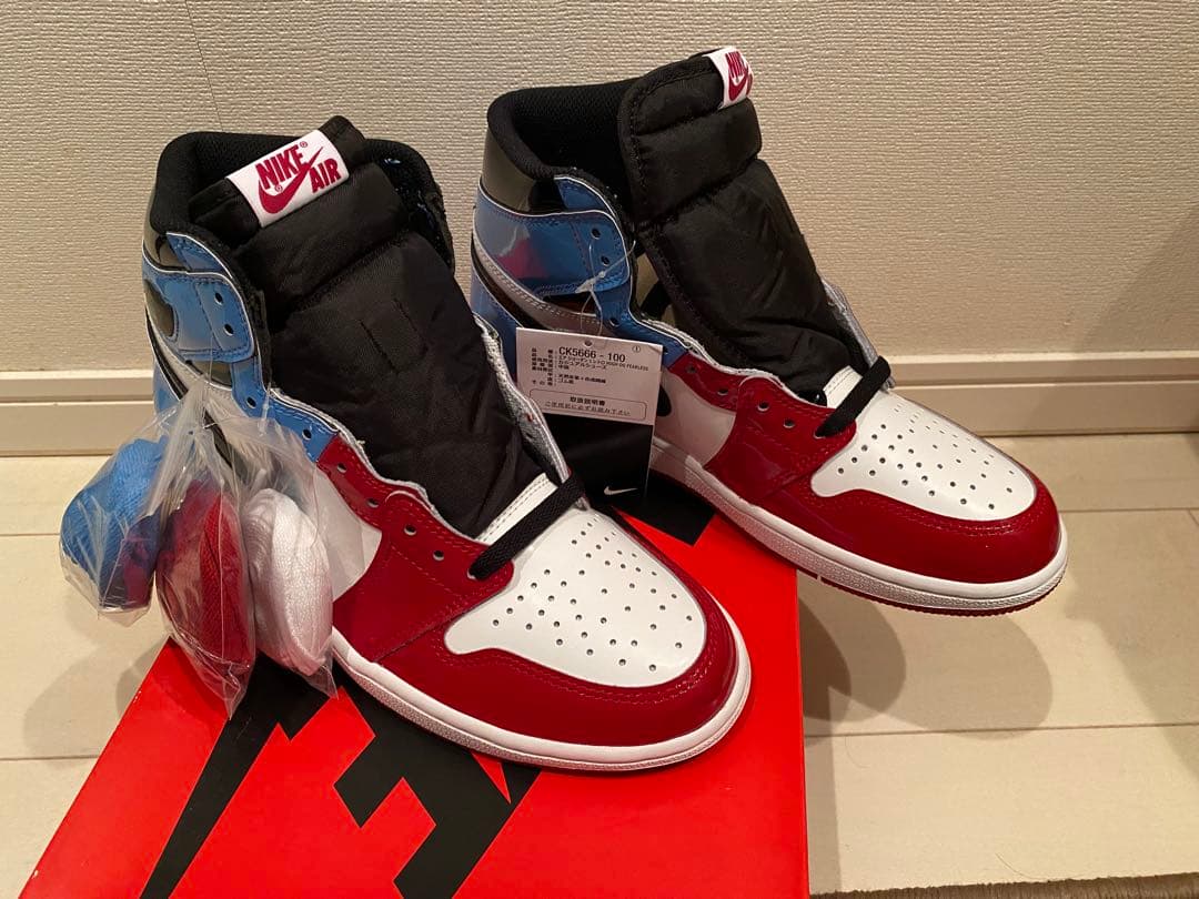Air Jordan 1 Retro High OG レッド/ブルー26.5cm
