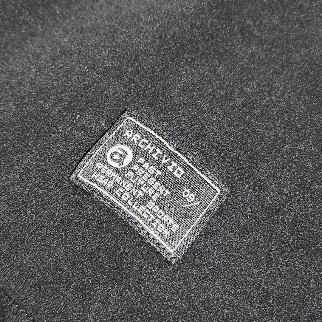 archivio モックネック プルオーバー 長袖 ロゴ 吸湿発熱 ゴルフウェア