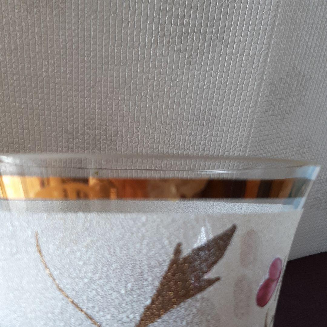 ボヘミアガラス　花瓶