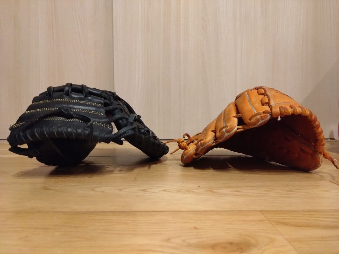 ミズノ・ローリングス 軟式グローブ2点セット