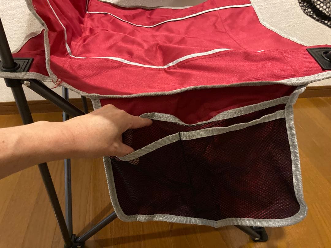 【新品未使用】稀少Colemanチェア クーラー付き★耐荷重130kg!②