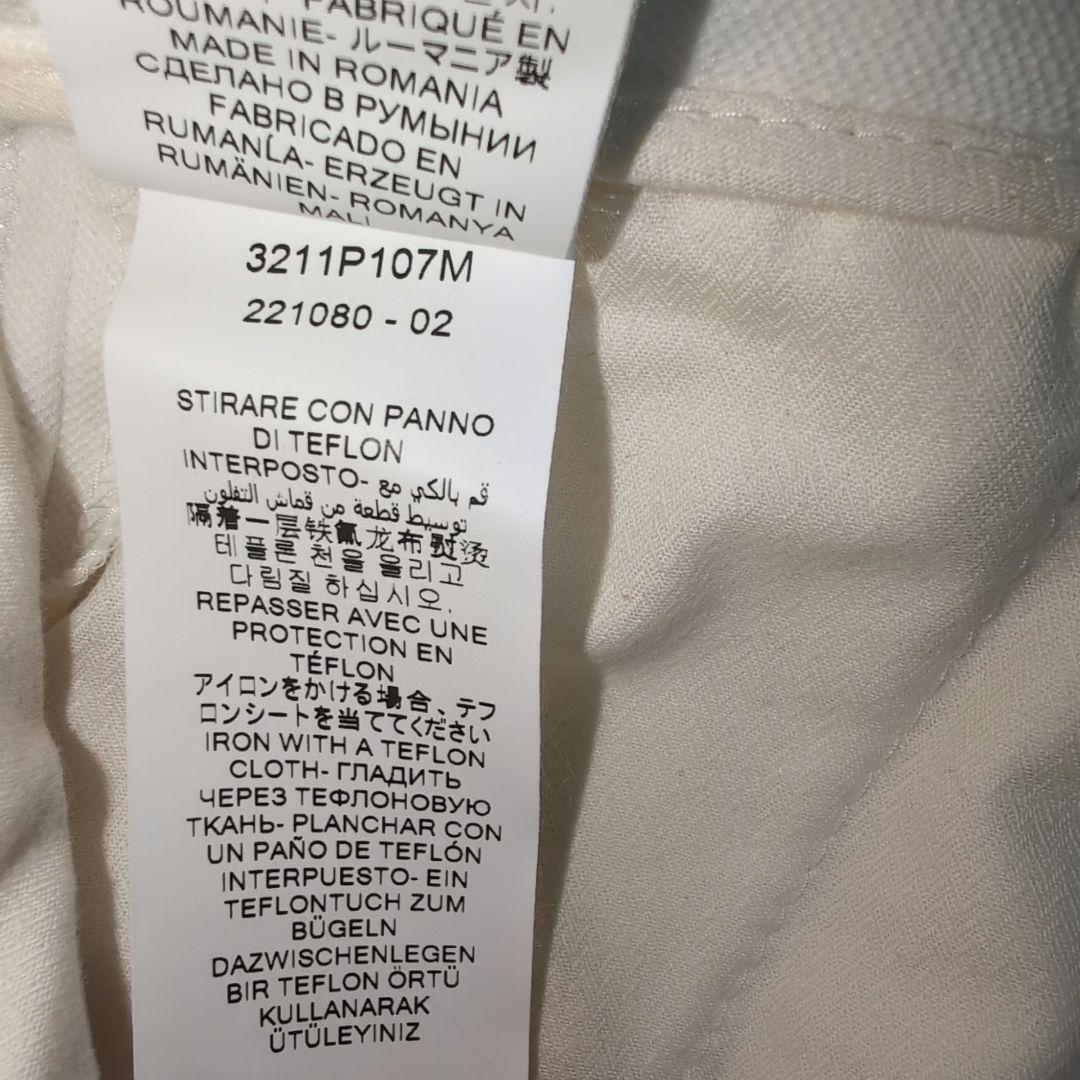 PAOLONI パオローニ ホワイト パンツ イタリア製 高級サルトリア