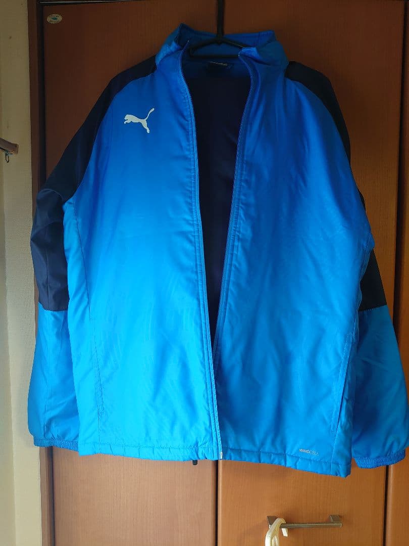 Puma 青黒ジャケット 上下セット アップ サイズ Ｌ (限界最終値)