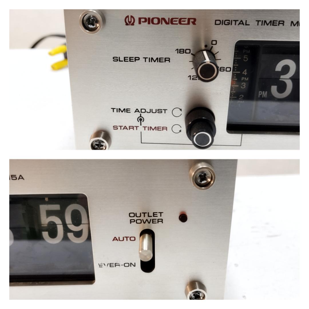 Y♢455 パイオニア パタパタ時計 デジタルタイマー PP-215A