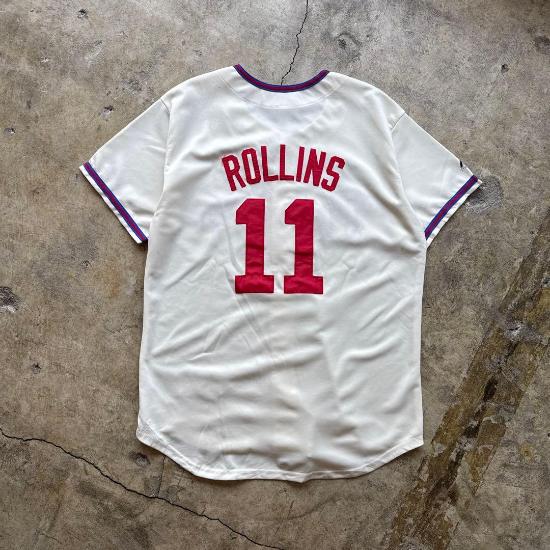 応援グッズ MLB Phillies Majestic game shirt