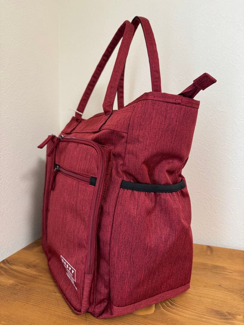 【新品未使用】ONOFF オノフ トートバッグ レッド 赤 キャディバッグ